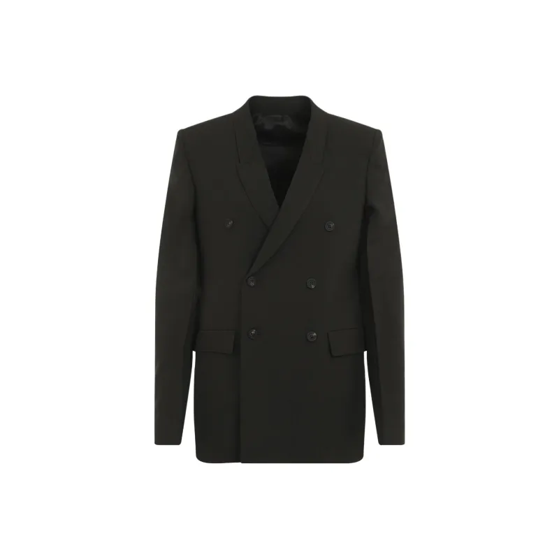 RICK OWENS Double breasted Wool Blazer-0