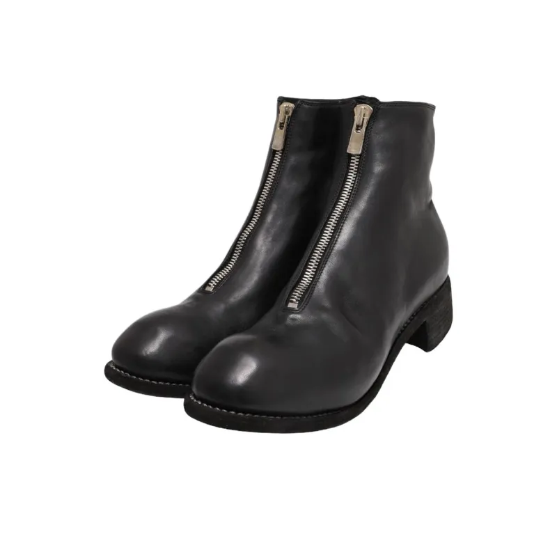 GUIDI PL1 Ankle Boots 4.5cm Men's Black-2