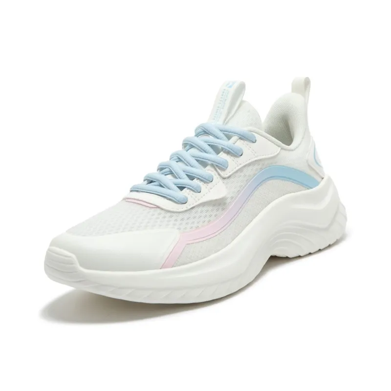 361° Cushioning, Breathable, Lightweight Low Top Casual Running Shoes Women's Feather White Glacier Blue-2