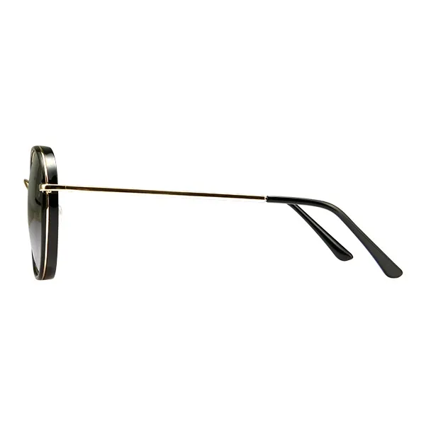VEGOOS TR/Memory Plastic Metal Oval Sunglasses Women's-6