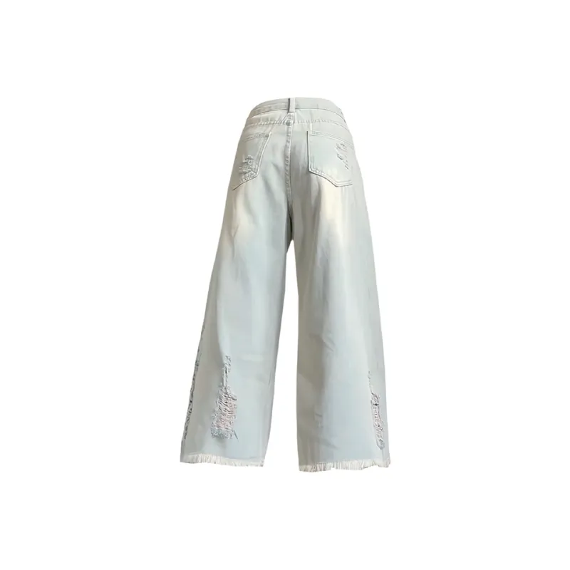 ROBINHOOD Denim Shorts Women's Light Blue-1