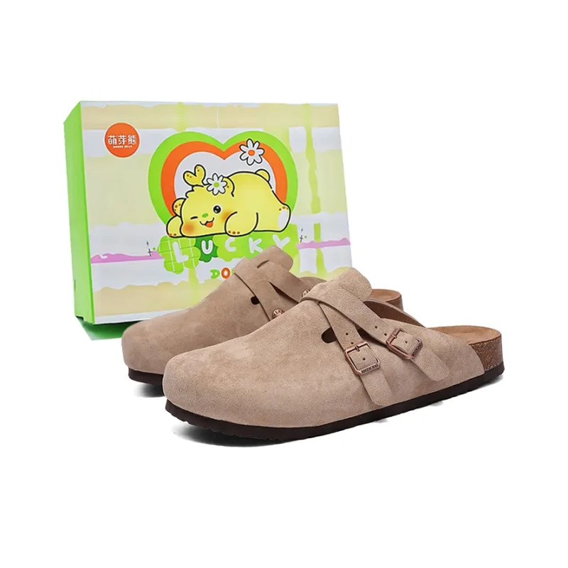 Budding Bear Quiet Abrasion Resistant Slip Resistant Closed Toe Slippers Unisex-16