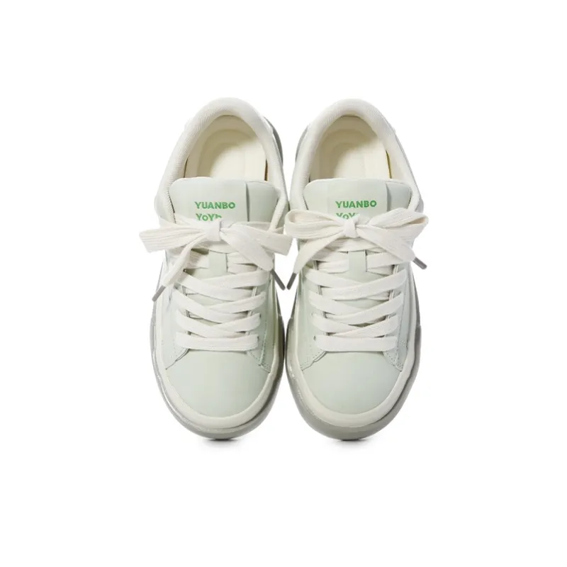 The New Age Family Low Top Skateboard Shoes Women's Mint Green-2