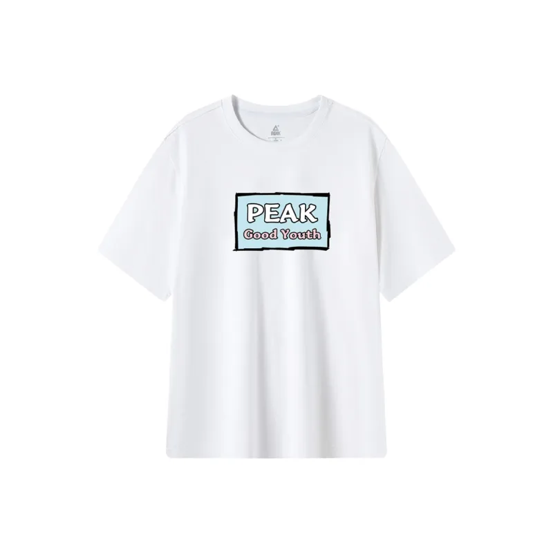 PEAK T-Shirts Unisex White-0