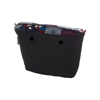 O Bag Cotton Fabric Clutch Mini Women's Bordeaux Red Riverbank Red