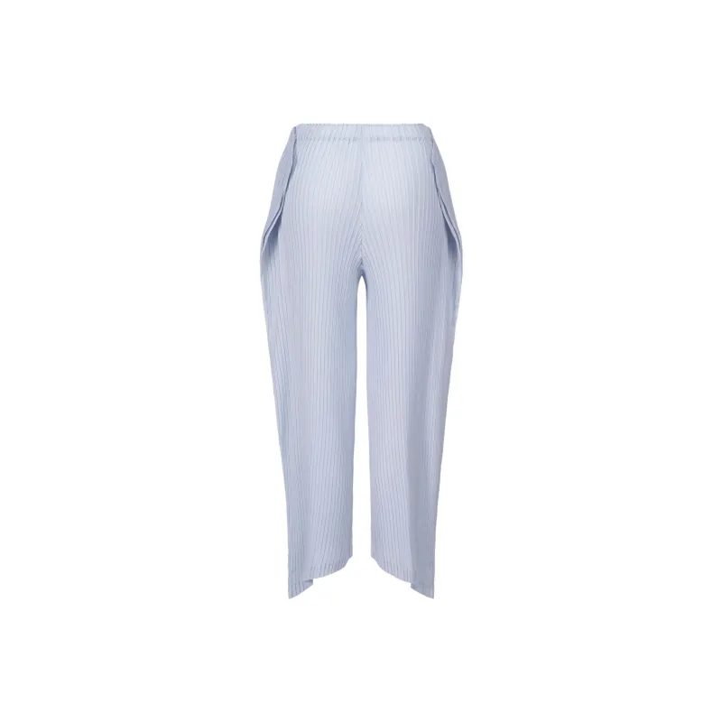 ISSEY MIYAKE Casual Pants Women's Black Nigella Blue-1