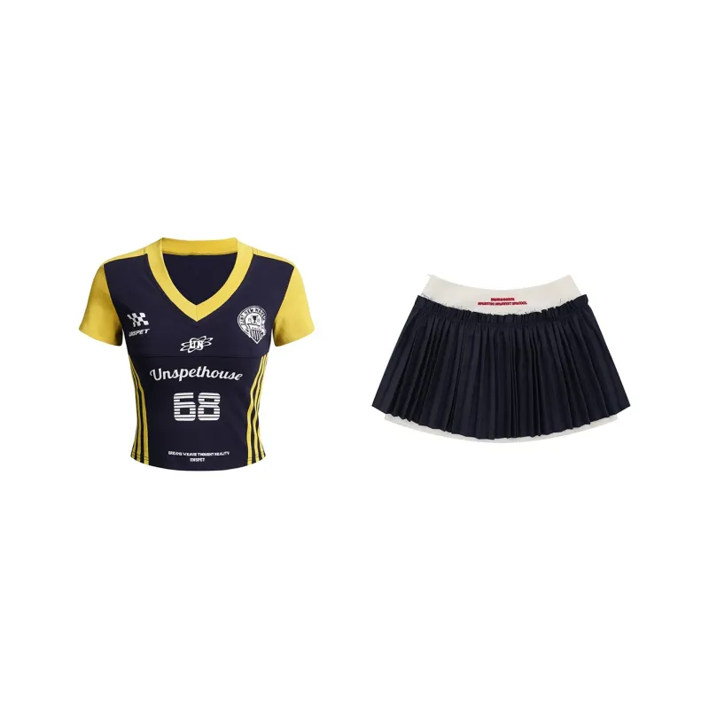 Udon House Two Piece Skirt Sets Women's Image Color Clothing Sets-0