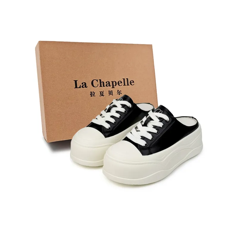 La Chapelle Closed Toe Slippers Women's Black-1
