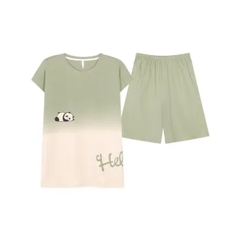 Pretty Lady Pajama Set Men's Green Apricot