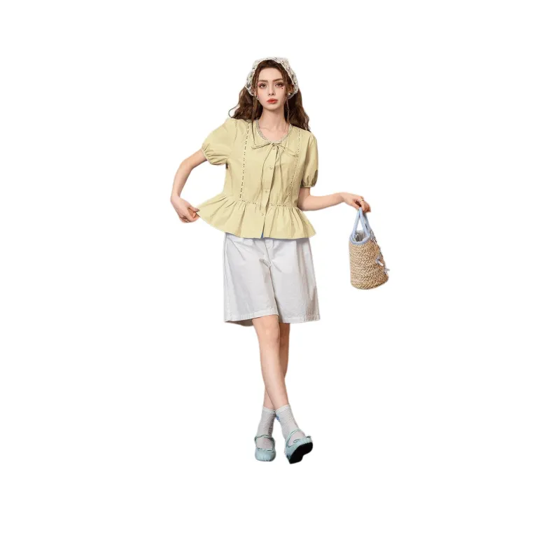 FAWENXIANGZI Summer Shirt Women's-6