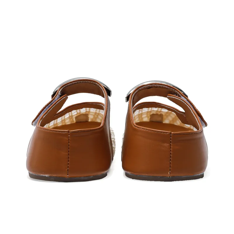 Take The Qin Rubber Sole Quiet Abrasion Resistant Closed Toe Slippers Women's-8