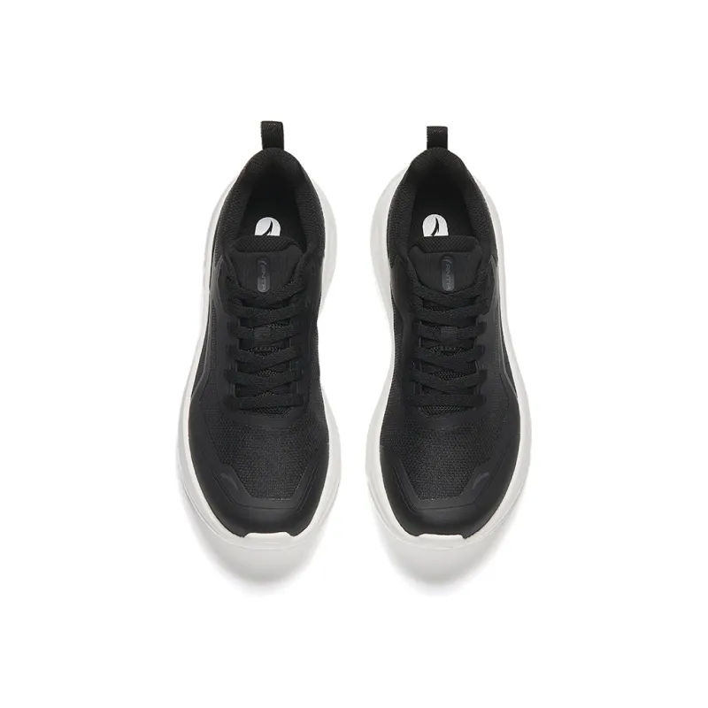 Anta Abrasion Resistant Slip Resistant Low Top Training Shoes Women's Black White-2