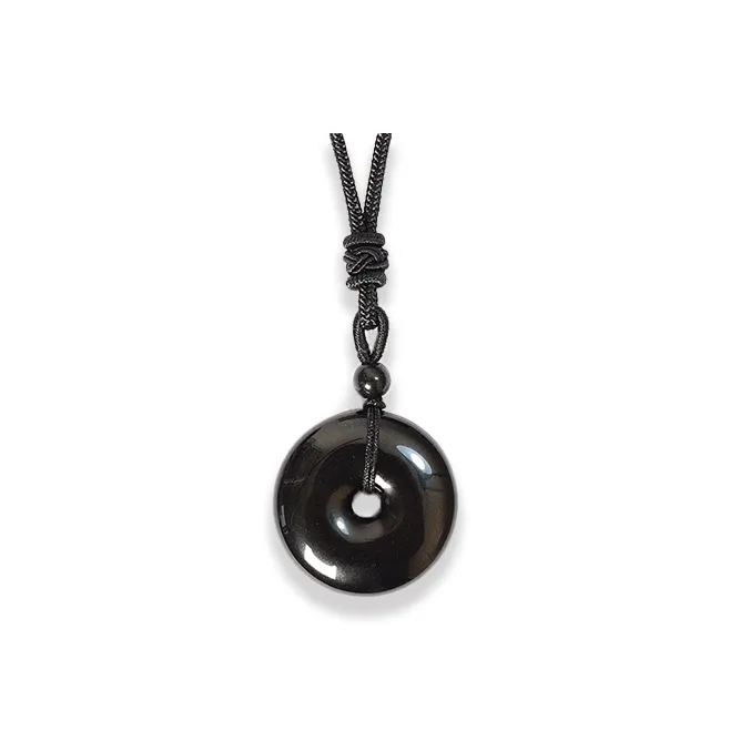 Datang Guoding Obsidian Jade Necklaces Women's-0
