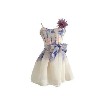 GUOZHEN Slip Dresses Women's Pink Purple
