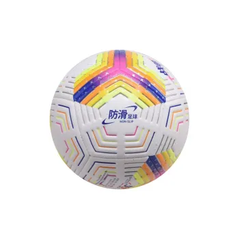 KASUP Size 5 Ball Soccer PVC Machine Stitched Soccer Ball Unisex White Yellow