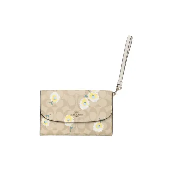 COACH Gemma Canvas With Leather Chain Bag, Handbag, Shoulder Bag, Crossbody Bag Trumpets Women's Khaki