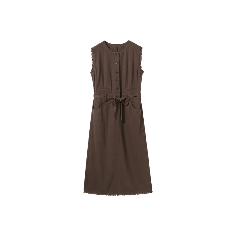 Hang Yi Court Sleeveless Dress Women's-0