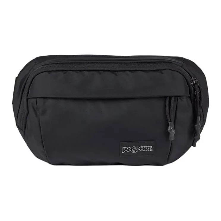 JanSport Recycled Nylon Fanny Pack Men's Black-0