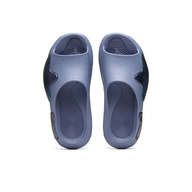 EQLZ EQUALIZER Oasis EVA Slip Resistant Abrasion Resistant Cushioning Slide Slippers Unisex Phantom Purple-2