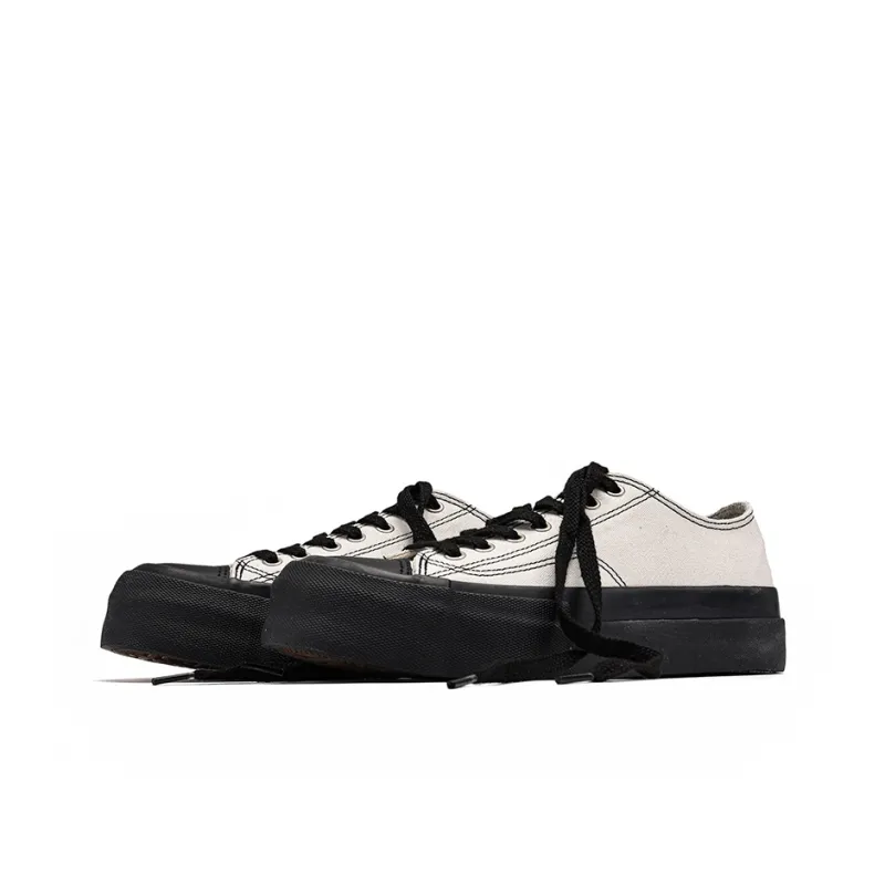 Fang Sanhuo Slip Resistant Shock Absorbers With Abrasion Resistant Properties Low Top Skateboard Shoes Unisex White-1
