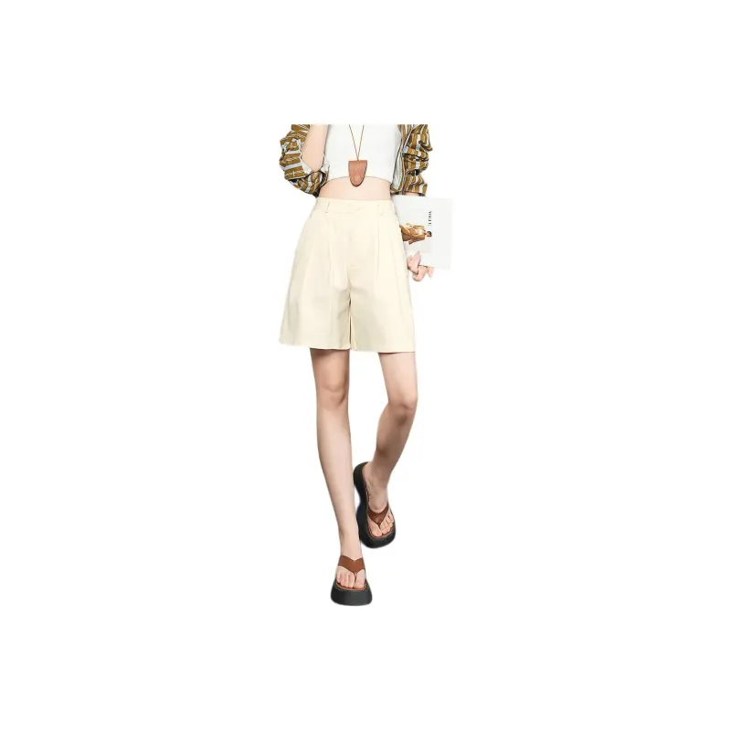 FAWENXIANGZI Casual Shorts Women's-5