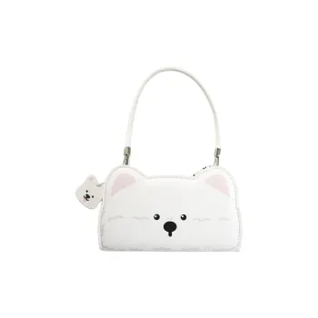 Sopi Leather Material Flap West Highland Handbag Phone Cases Compatible With IPhone 16/15 Pro Max/Apple 13/14 Pro/Max