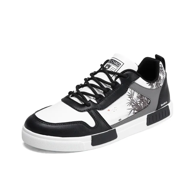 BAKE Slip Resistant, Abrasion Resistant, Lightweight Low Top Skateboard Shoes Men's-0