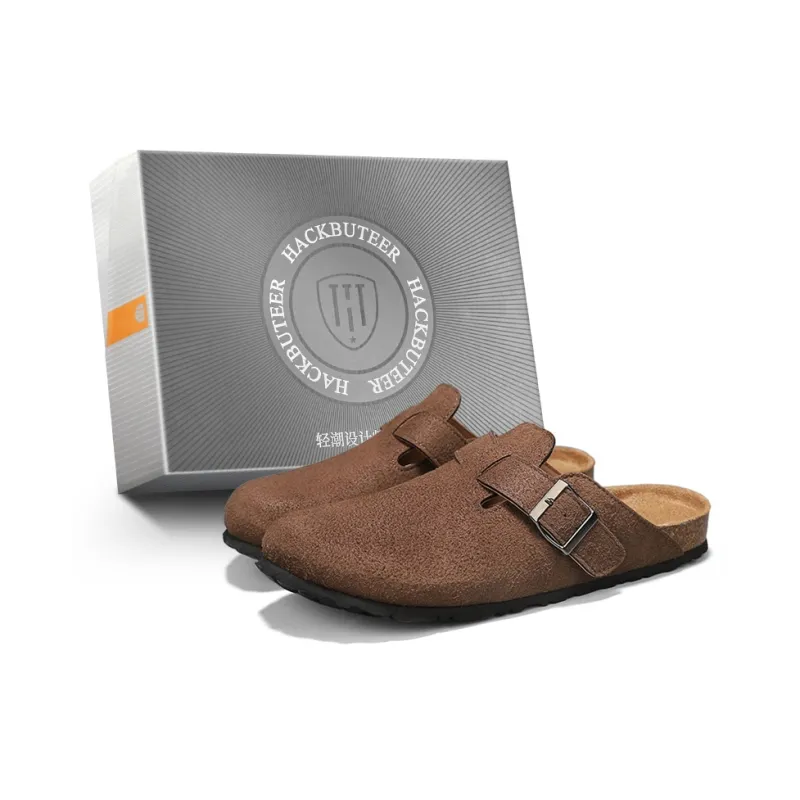 HACKBUTEER Closed Toe Slippers Unisex Box Included-10