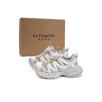 La Chapelle Chunky Sneakers Women's Low Top Light Blue
