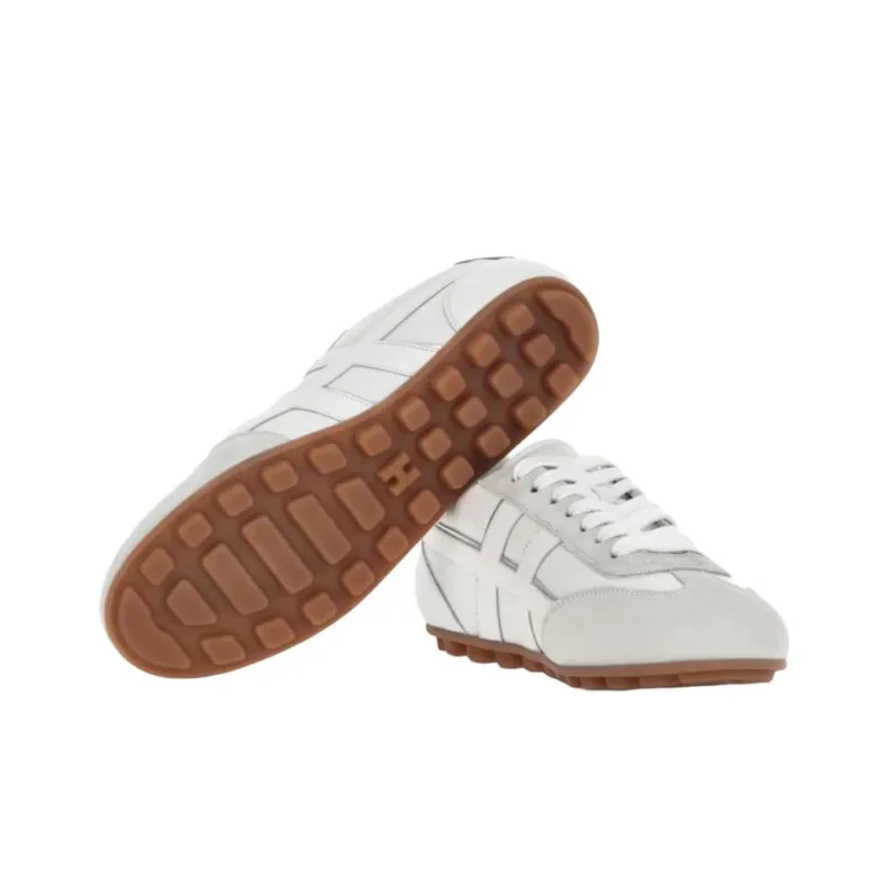 HOGAN Runner H693 Low Top Casual Shoes Women's White-3