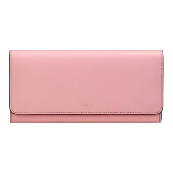 Mulberry Grained Cow Leather Wallet Small Size Women's Pink