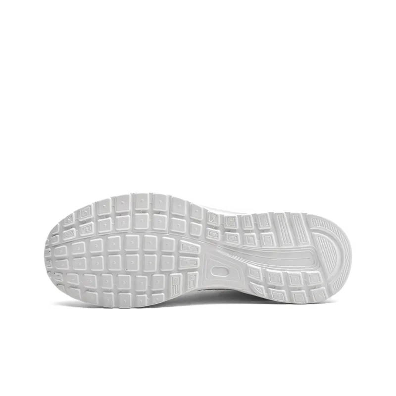 Binary Cushioning Rebound Lightweight Breathable Slip Resistant Low Top Casual Shoes Men's White-4