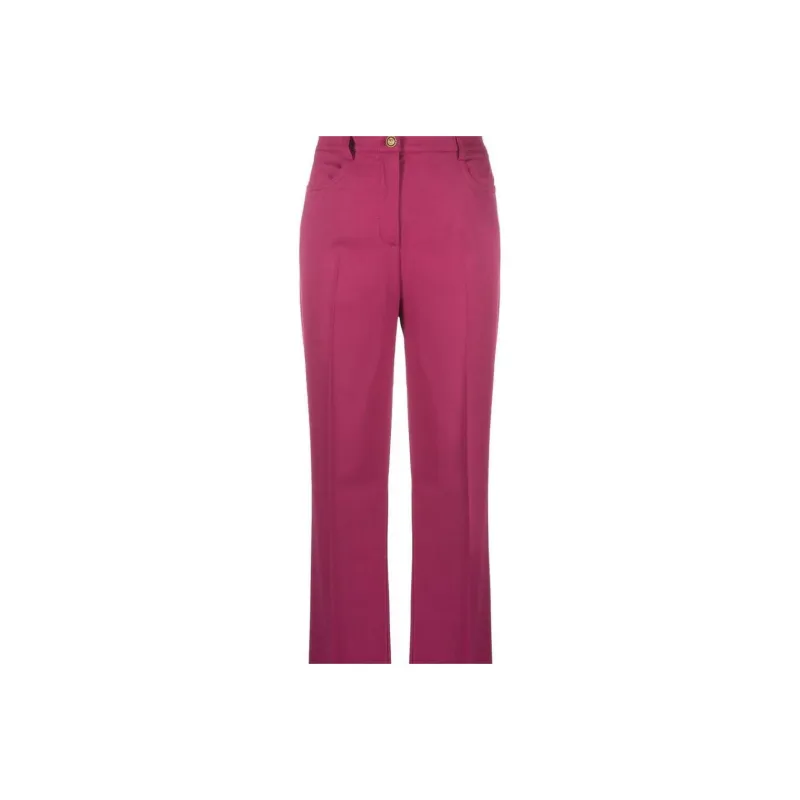 PINKO FW22 Knitted Sweatpants Women's Pink-4
