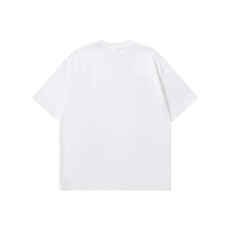 ALEXANDRO FRATELLI Crew Neck Minimalist Versatile Base Layer Versatile Basic T Shirt Unisex Black White Gray-5