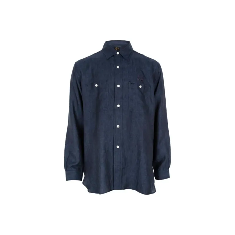 Needles Embroidered logo Shirt-0