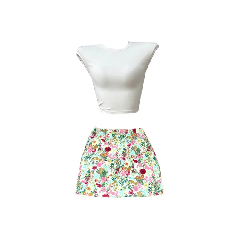 HUINIAN Two Piece Skirt Sets Women's-0