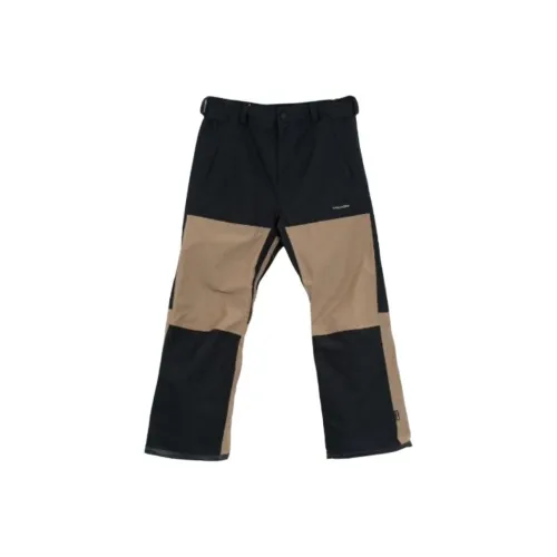 VOLCOM Ski Pants Men's Black Brown