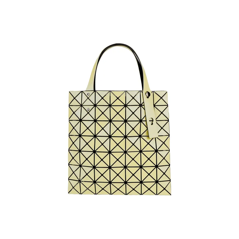 ISSEY MIYAKE Prism Polyvinyl Chloride Resin Tote Bag, Shopping Bag, Shoulder Bag, Handbag Women's Yellow-2