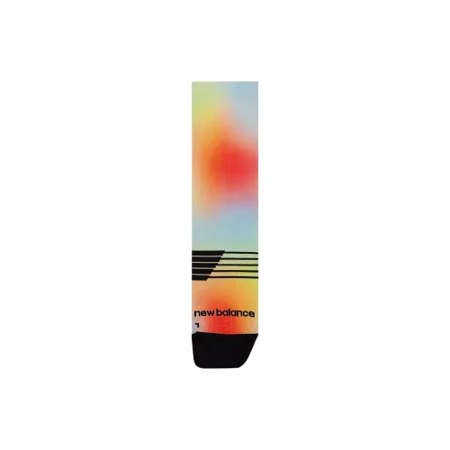 New Balance Mid Calf Socks Unisex 1 Pack Red Blue