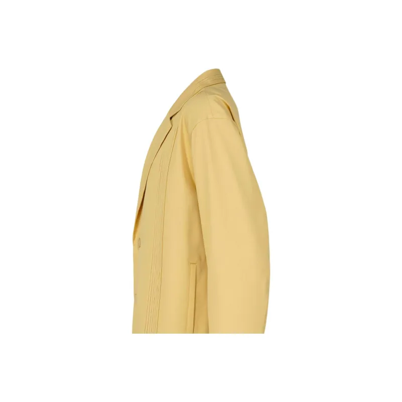 ISSEY MIYAKE SS25 Business Suit Coat Men's Light Yellow-3