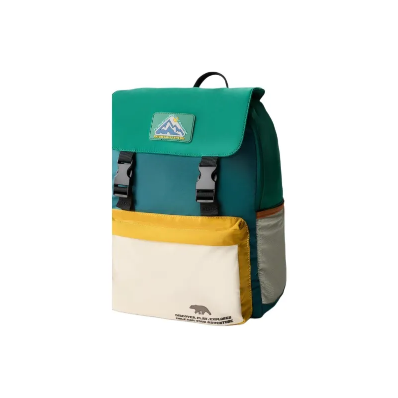ZARA Polyester Backpack Unisex Multicolor-4