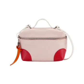 LONGCHAMP Le Pliage Xtra Metis Leather With Cow Leather Handbag, Shoulder Bag, Crossbody Bag Mini Women's Rose Pink