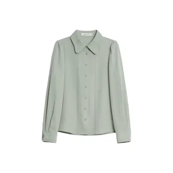 Mambe Shirts Women's Gray Green