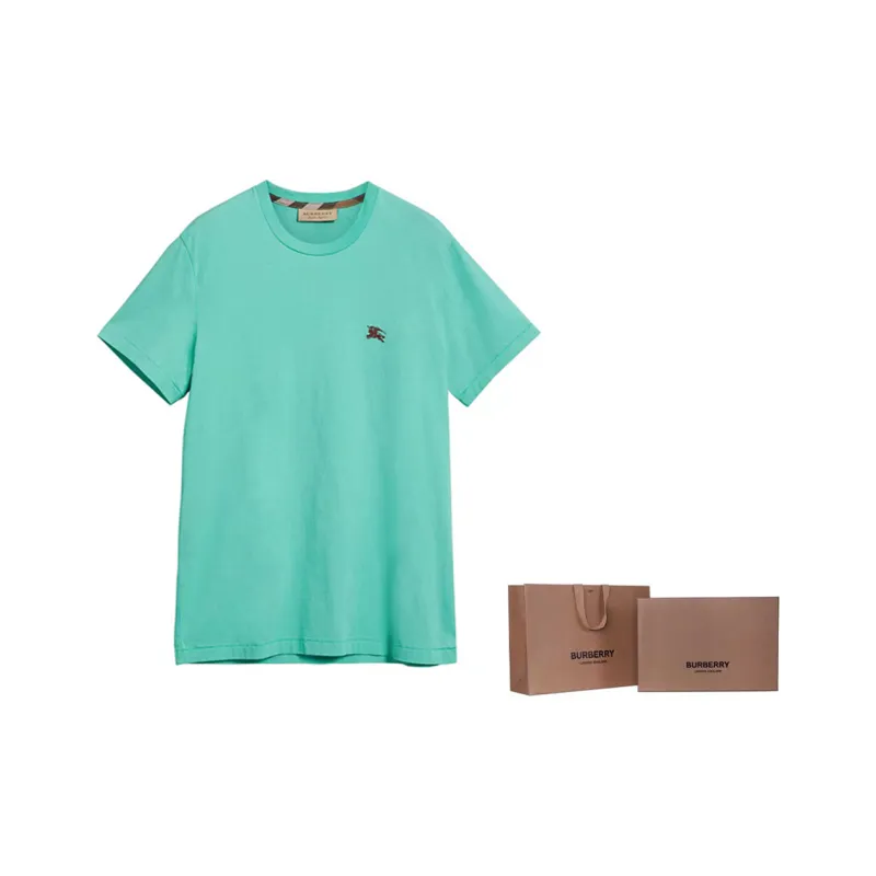 Burberry T Shirt Men's Light Green-8