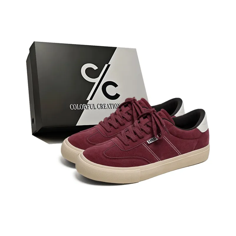 Colorful Creations Slip Resistant, Abrasion Resistant, Lightweight, Height Increasing Low Top Skateboard Shoes Men's-0
