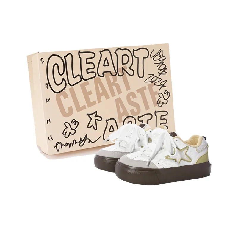 CLEARTASTE Slip Resistant, Abrasion Resistant, Lightweight Low Top Skateboard Shoes Women's-10