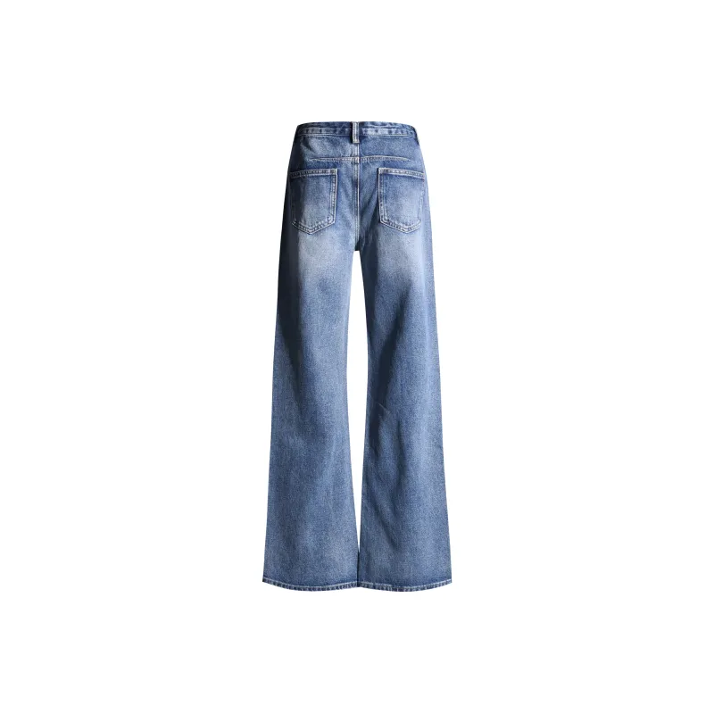Wen Shan Jeans Women's Dark Blue-1