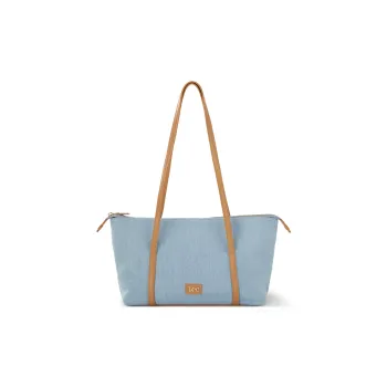 Lee Fabric Tote Bag, Shopping Bag, Shoulder Bag Regular Women's Light Blue