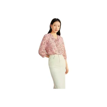 Yiner Shirts Women's Pink