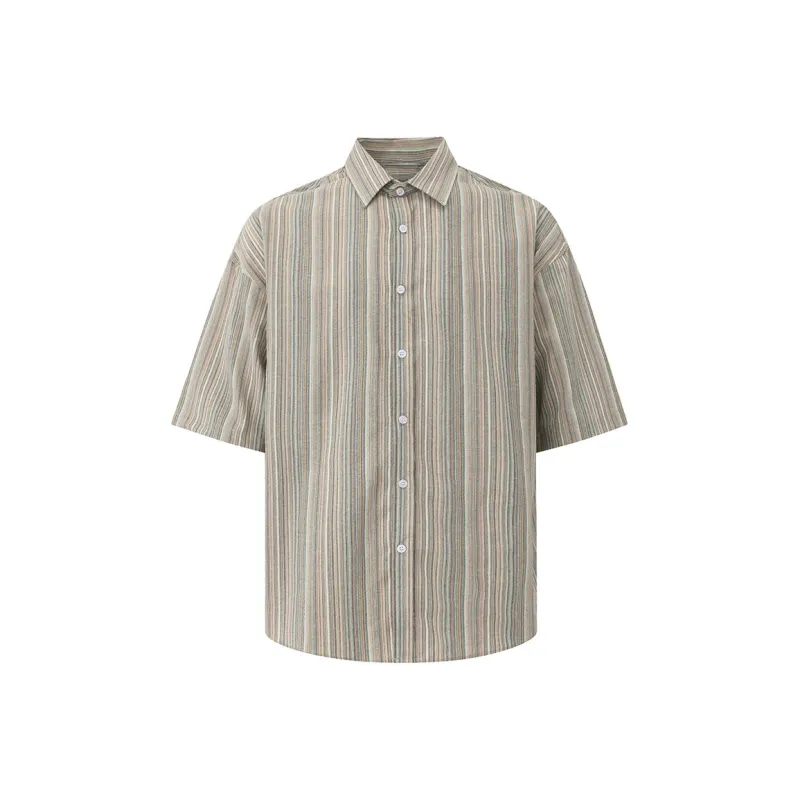 MRCYC Summer Short Sleeved Shirt Unisex Khaki/Blue-0